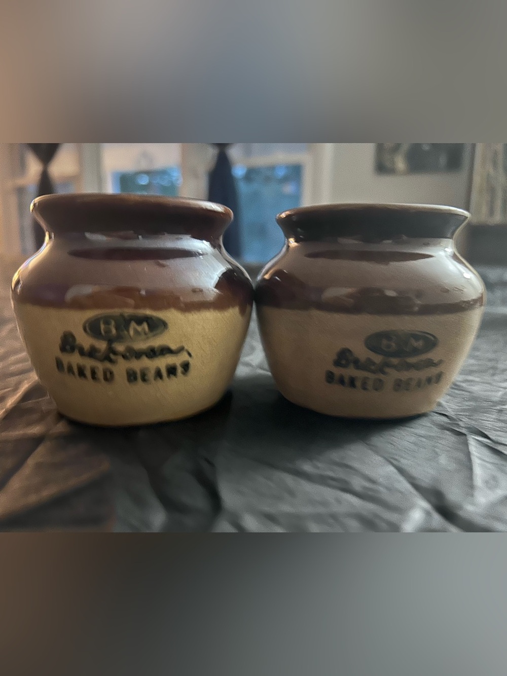 Stoneware Two-Tone Brown Ceramic Pots - Home Art Accent
